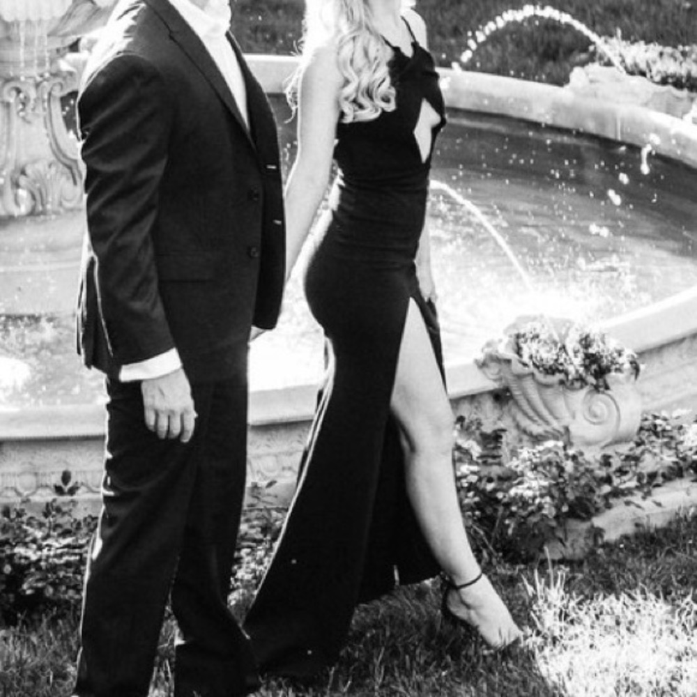 Lurelly Black Azteck Gown SZ 2